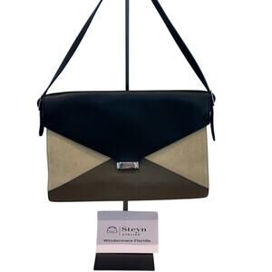 Céline Trapeze Envelope Flap Bag – Leather & Suede Colorblock